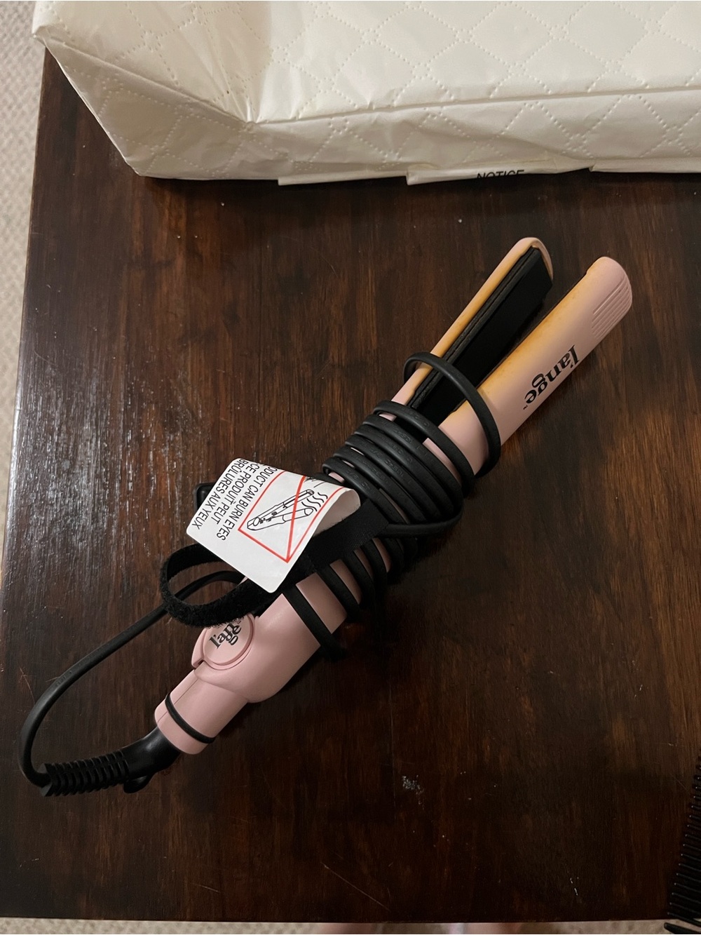 Lange Pink Compact Flat Iron
